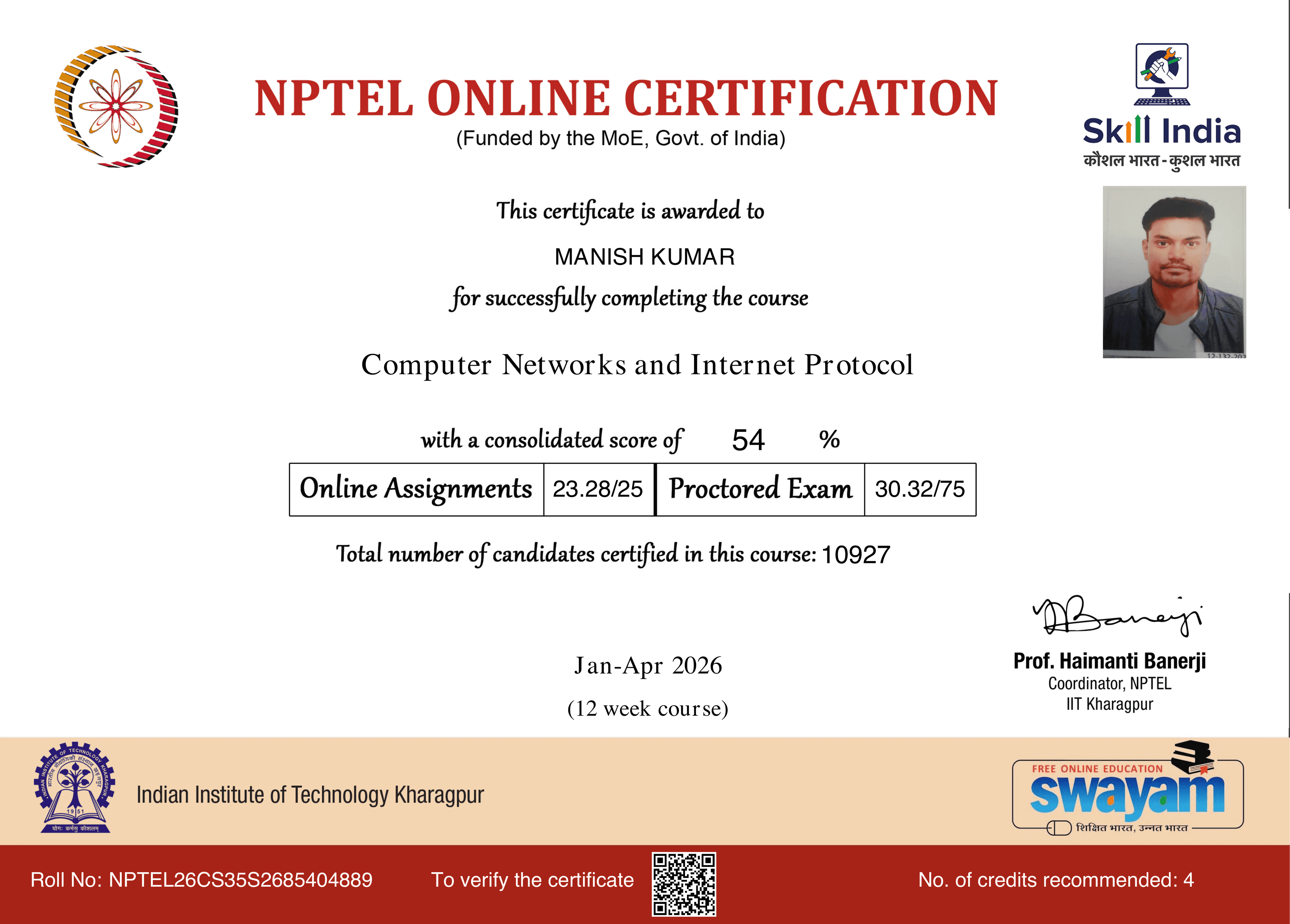 Computer Networks and Internet Protocol